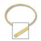 JewelrySupply 14K Yellow Gold Round Wire - 20 Gauge Soft - Professional Jewelry Making Wire